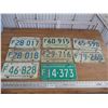 Image 1 : (8) Sask License plates - 60's + 70's