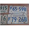 Image 4 : (8) Sask License plates - 60's + 70's
