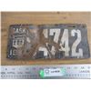 Image 1 : 1919 Sask porcelain license plate