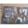 Image 2 : 1919 Sask porcelain license plate