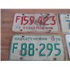 Image 2 : (8) Sask License plates - 68 + 70's