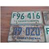 Image 2 : (8) Sask License plates - 68,69 + 70's