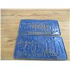 Image 5 : 1959 Arizona license plates - matching pair