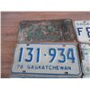 Image 2 : (8) Sask License plates - 60's + 70's