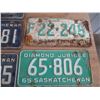 Image 4 : (8) Sask License plates - 60's