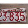 Image 3 : 1945 Sask license plate