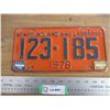 Image 1 : 1976 Newfoundland license plate