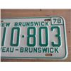 Image 3 : 1978 New Brunswick license plate