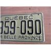 Image 3 : 1971 Quebec license plate
