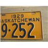Image 3 : 1929 Sask License plate
