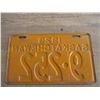 Image 4 : 1929 Sask License plate