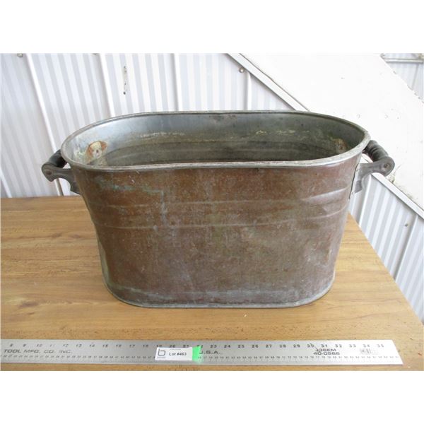 Copper boiler tub