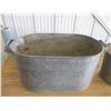 Image 2 : Galvanized tub + gas pail