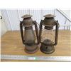 Image 1 : 2X THE BID PRICE - barn lanterns