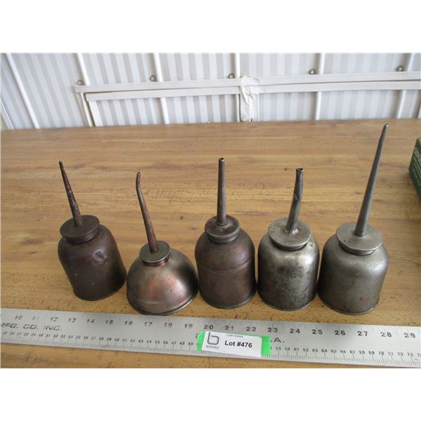 (5) Oiler cans (1 eagle)