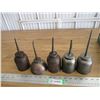 Image 1 : (5) Oiler cans (1 eagle)
