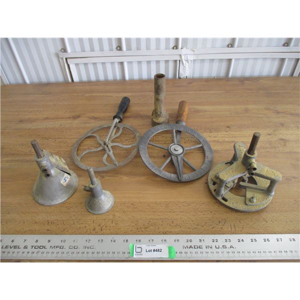 Measuring tools with spoke shaver / misc