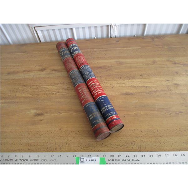 (2) Liberty fire extinguisher tubes
