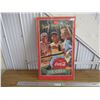 Image 1 : Coca Cola framed poster - 26x15