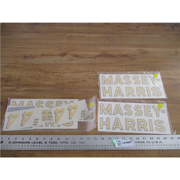 Massey Harris decals set with 44 + others