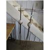 Image 1 : (2) Lightning rods with white globes - 53" tall