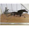 Image 1 : Weathervane topper - Horse + Cart
