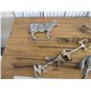 Image 2 : Weathervane parts - cow, horse, misc