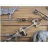 Image 4 : Weathervane parts - cow, horse, misc