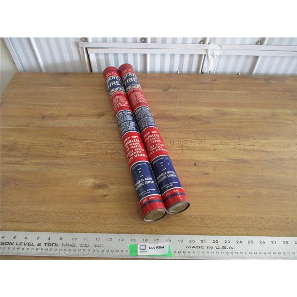 (2) Liberty fire extinguisher tubes