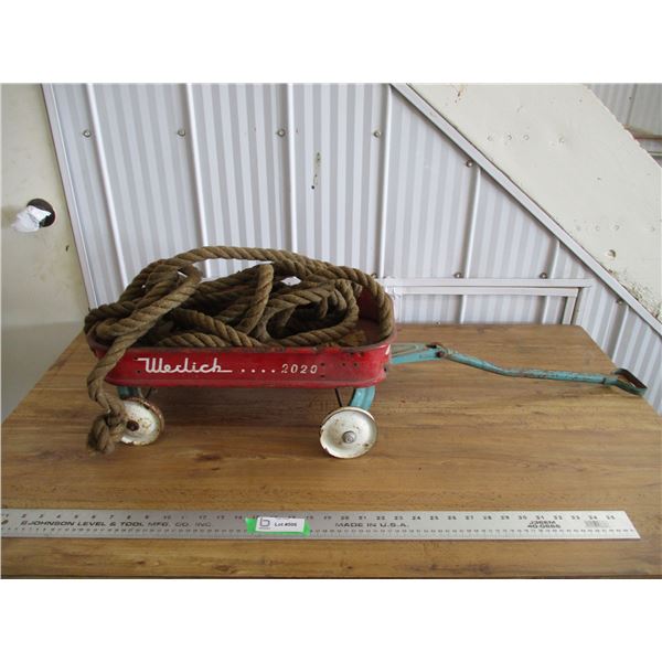 Werlich 2020 tin wagon (with rope) - missing rubber on tires