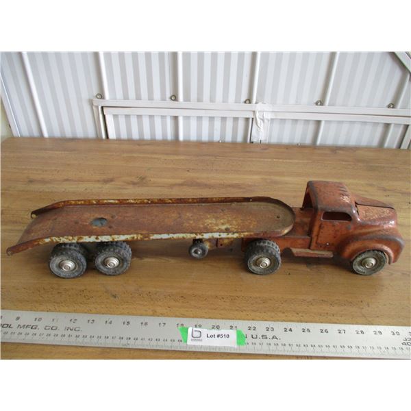 Lincoln toys semi trailer - 25" long