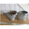 Image 1 : galvanized coal pail + mop pail