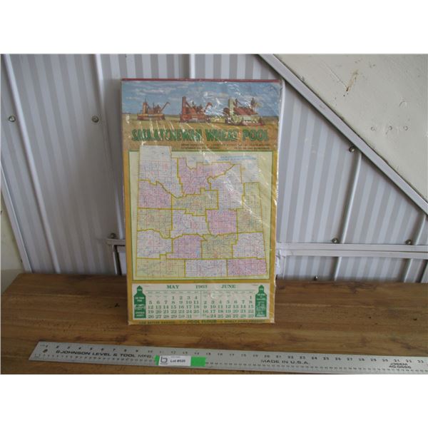1963 Sask Wheat Pool Calendar