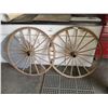 Image 1 : 2X THE BID PRICE - Buggy wheels - 38"