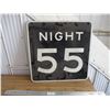 Image 1 : Aluminum sign - 24x24 - Night 55