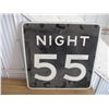 Image 2 : Aluminum sign - 24x24 - Night 55