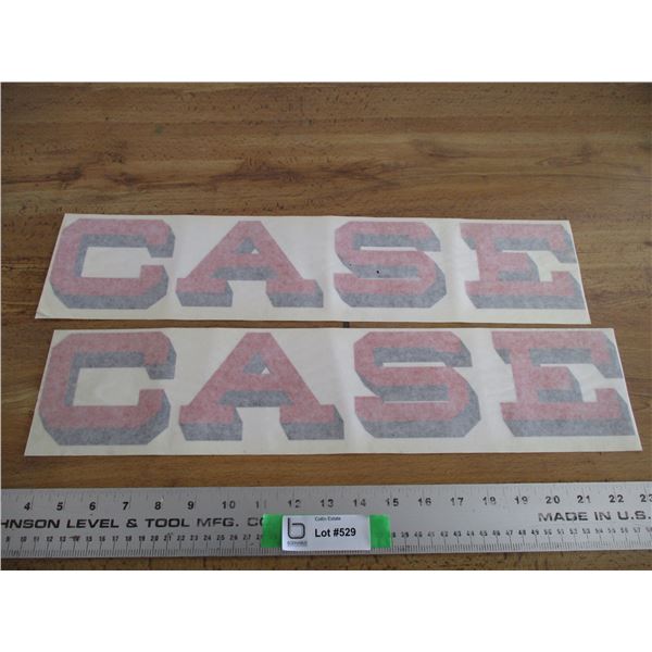 (2) Case decals