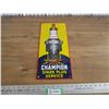 Image 1 : Champion Enamel sign - 8x18