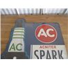 Image 2 : AC Spark plug sign - tin - 15x16