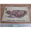 Image 1 : Case steel separator sign - 17x11