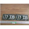 Image 1 : Pair of 1956 Sask License plates