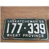 Image 2 : Pair of 1956 Sask License plates