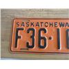 Image 2 : 1950 (farm) Sask license plate