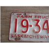 Image 2 : 1940 (farm truck) Sask license plate
