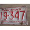 Image 3 : 1940 (farm truck) Sask license plate