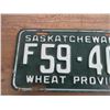 Image 2 : 1956 (farm) Sask license plate