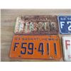 Image 2 : (8) Sask license plates - 60's + 70's