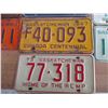 Image 5 : (8) Sask license plates - 60's + 70's