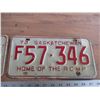 Image 3 : (2) 1973 (farm) Sask license plates - matching pair