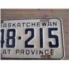 Image 3 : 1957 (farm) Sask license plate